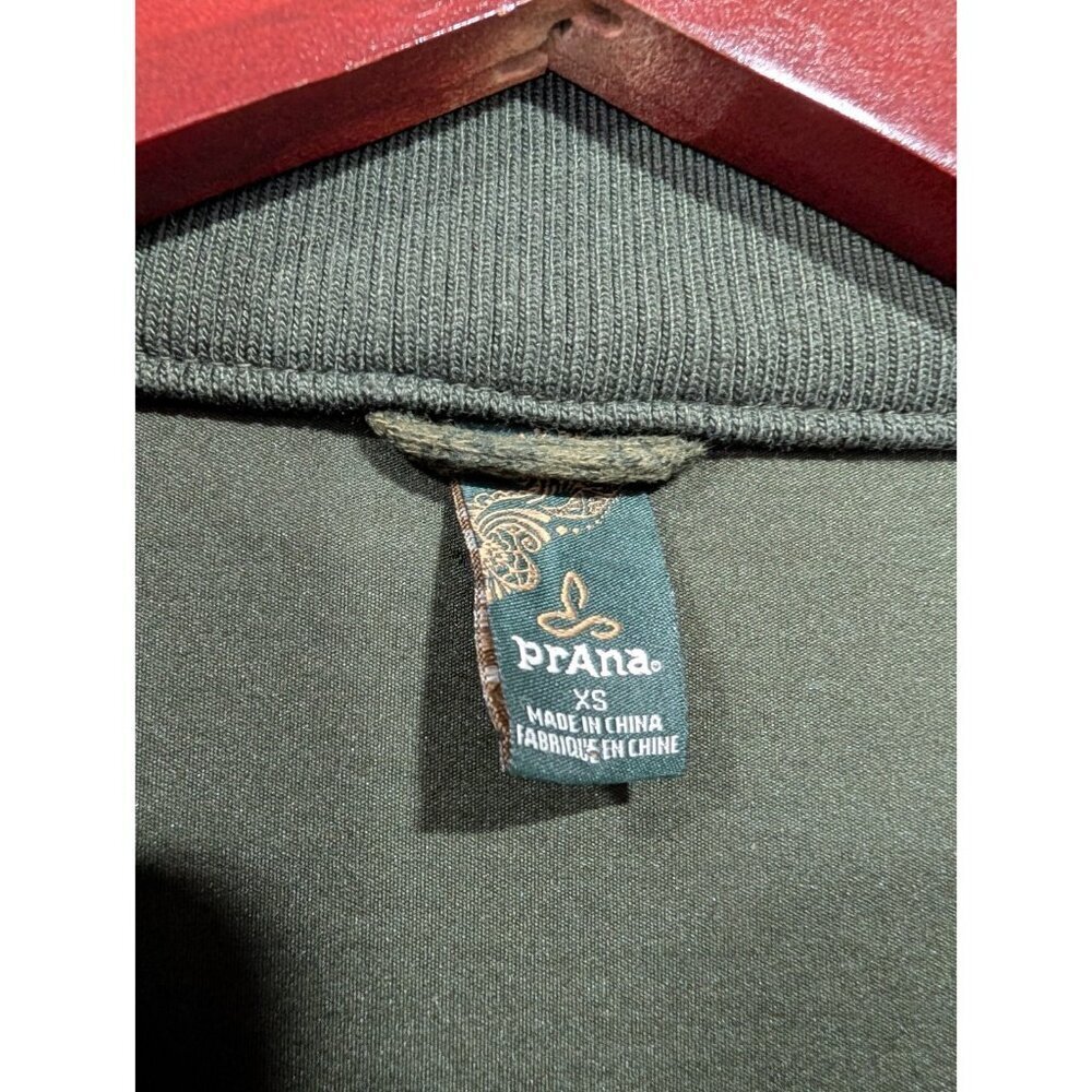 Prana Women's Martina Heathered Green Soft-Shell Jacket Full Zip Military Sz XS - Picture 8 of 16